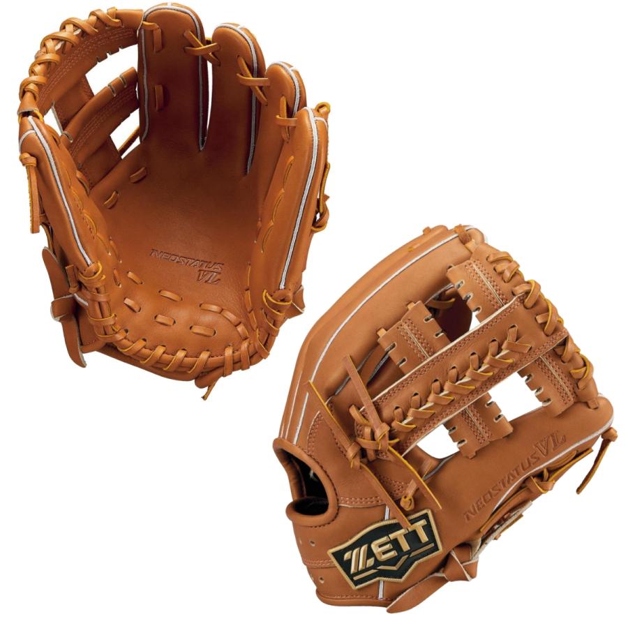 lozi 硬式グローブ 茶色 編み込みデザイン lozi 硬式グローブ 茶色