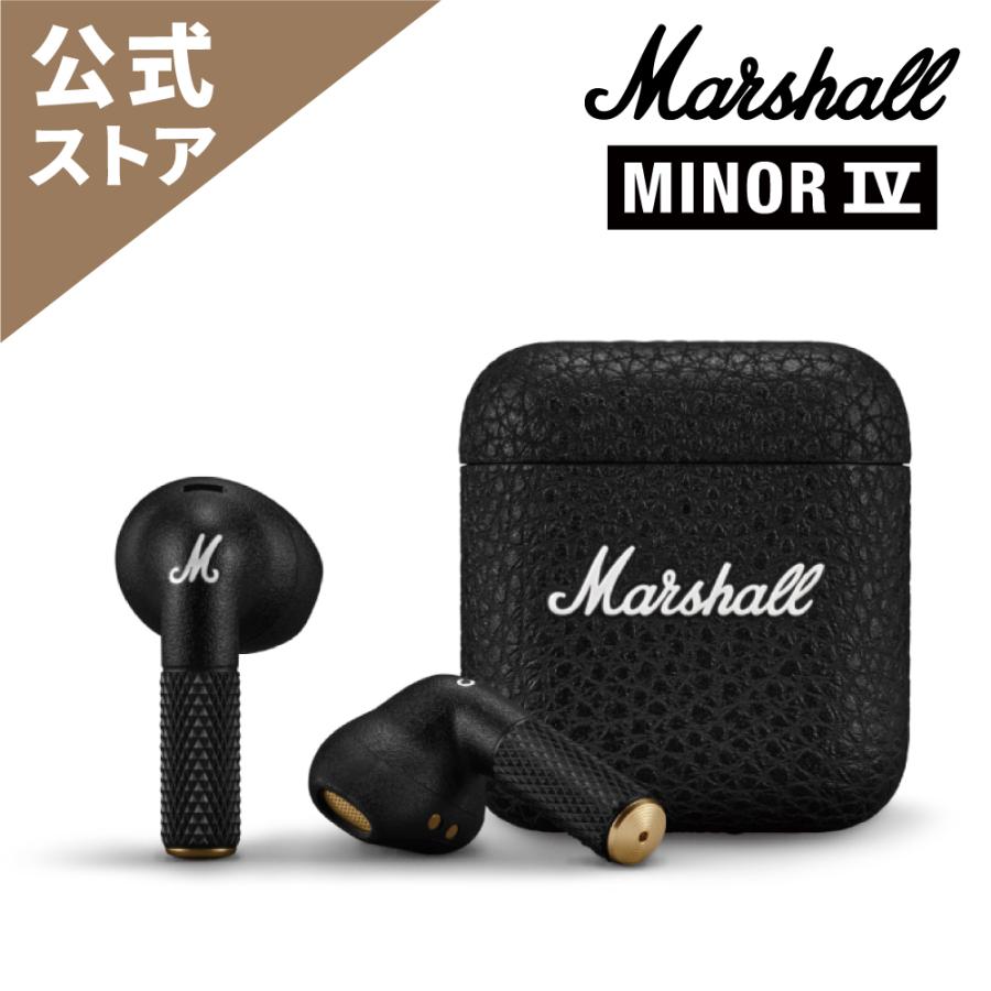 Marshall（マーシャル） 完全ワイヤレスイヤホン MINOR4BLACK ブラック