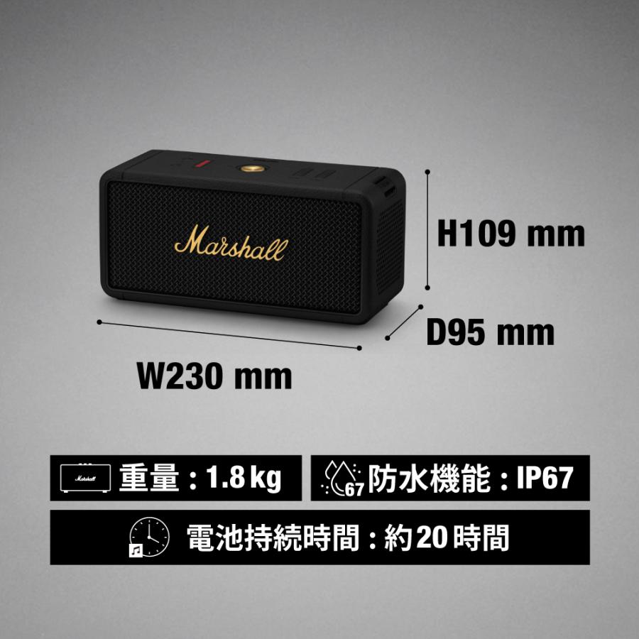 Marshall ワイヤレススピーカー 507178 ブラック Marshall ワイヤレス