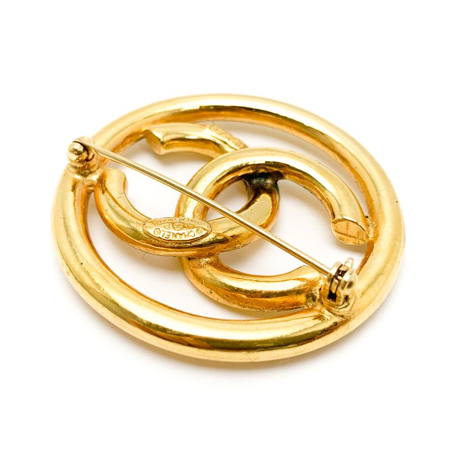 CHANEL シャネル GP メタル ゴールドカラー ココマーク サークル