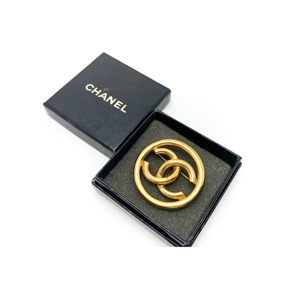 CHANEL シャネル GP メタル ゴールドカラー ココマーク サークル