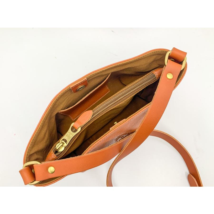 IL BISONTE イルビゾンテ 茶系 ブラウン ヤキヌメ スナップミニ