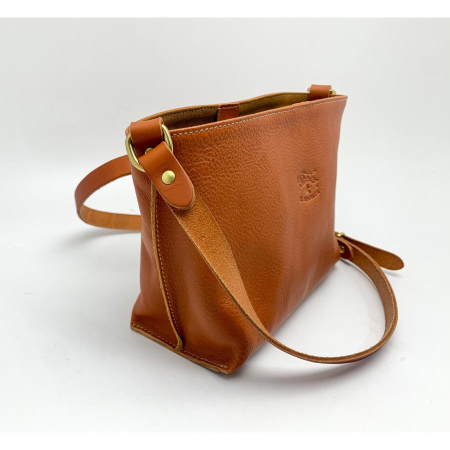 IL BISONTE イルビゾンテ 茶系 ブラウン ヤキヌメ スナップミニ