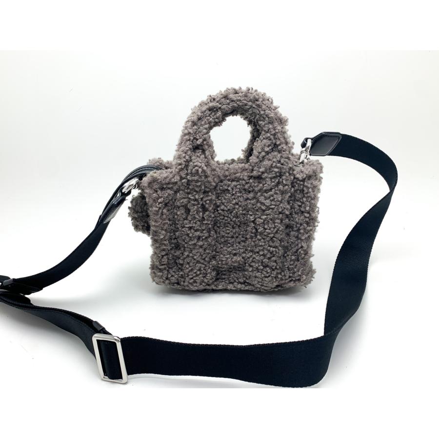 MARC JACOBS マークジェイコブス もこもこ ファー グレー系 THE MICRO