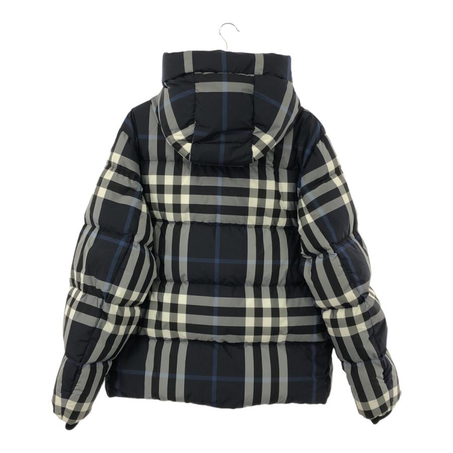 BURBERRY バーバリー 白 青系 チェック パファージャケット 8059212