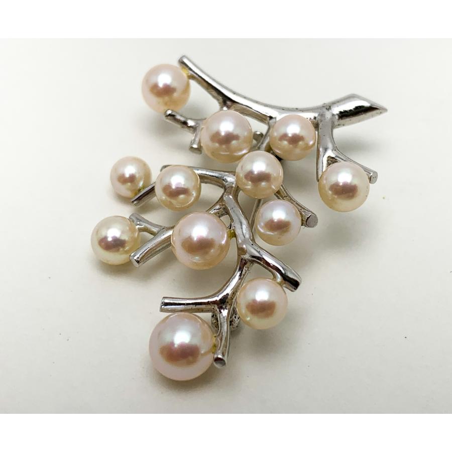 MIKIMOTO ミキモト SILVER シルバー Kofuku no ki 幸福の木 アコヤ