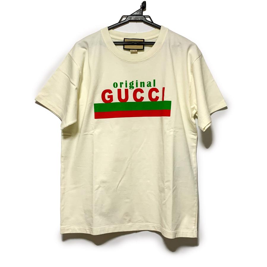 GUCCI グッチ ORIGINAL プリント オーバーサイズ ロゴ Tシャツ 616036