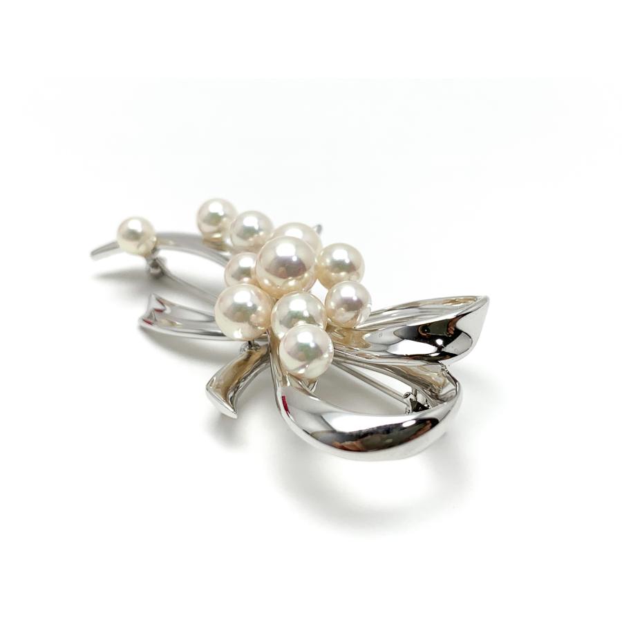 TASAKI（タサキ） 田崎 K14WG 14金ホワイトゴールド アコヤパール 真珠