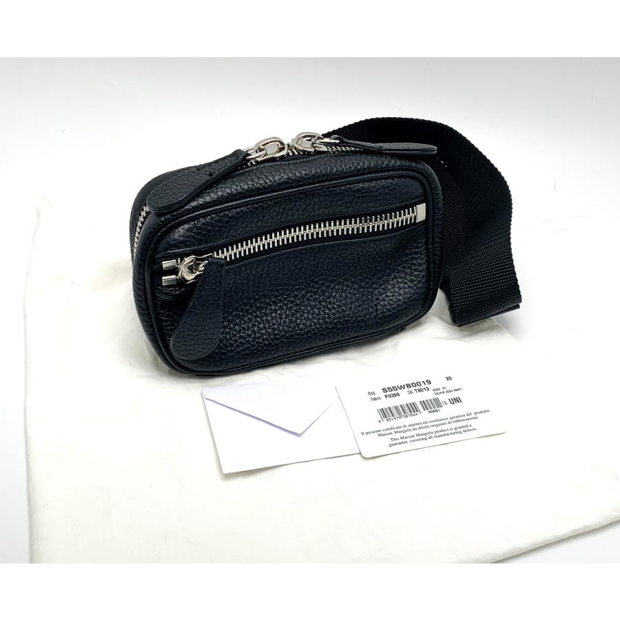 Maison Margiela（メゾンマルジェラ） 黒 ベルトバック ウエストポーチ