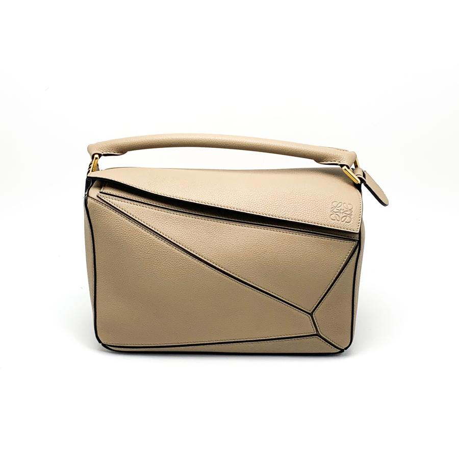 LOEWE（ロエベ） ソフトグレインカーフ サンド ゴールド金具 パズル