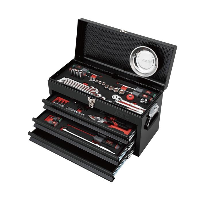 KTC ツールセット 9.5sq.工具セット（チェストタイプ）[66点] 【型番