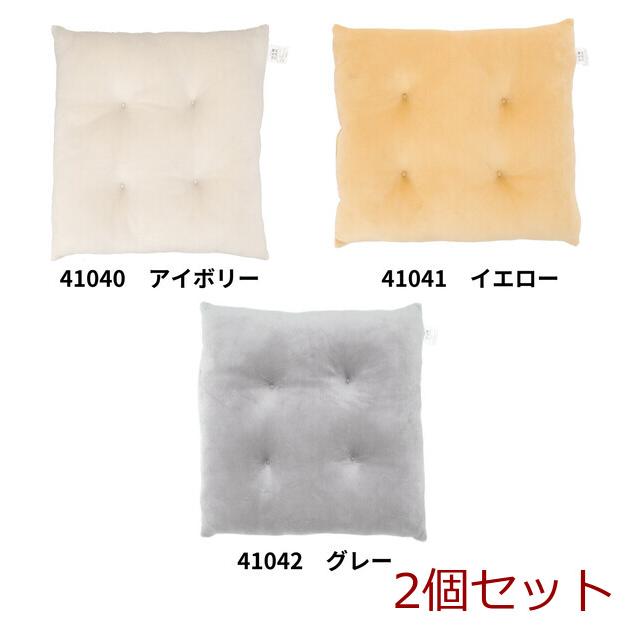 不二貿易（Fuji Boeki） もちもちシートクッション 42*40cm 2個セット