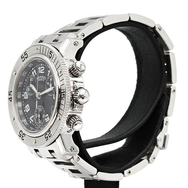 エルメス HERMES クリッパー ダイバー クロノグラフ CL2.310 ブラック