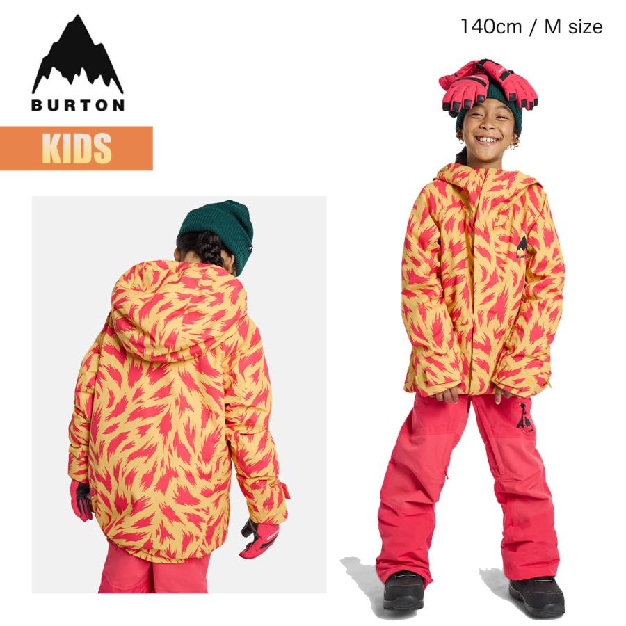 BURTON バートン子供用 フード付きジャケット Sサイズ オレンジ