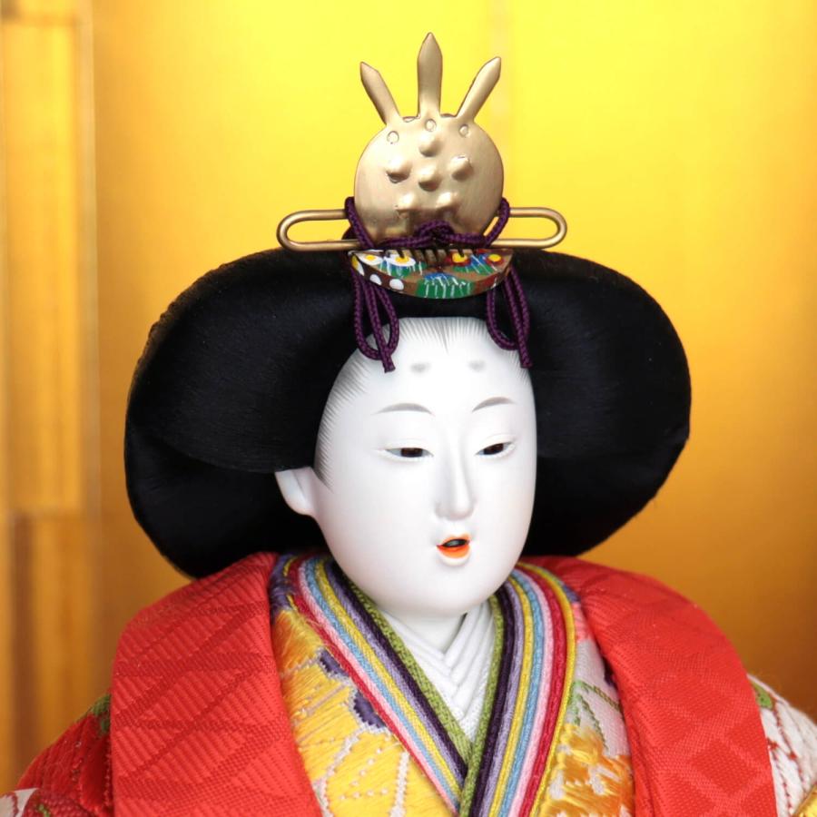 雛人形 最高級 京製 ひな人形 おひなさま 平安雛幸 京九番 立雛 正絹
