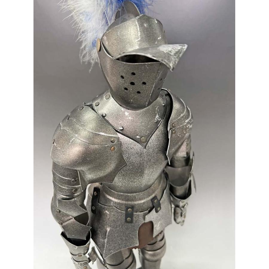 イタリア製プレートアーマーオブジェ 西洋甲冑 高さ59cm 中世 騎士 鎧
