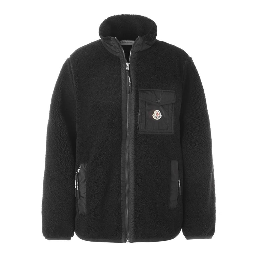 MONCLER（モンクレール） ジップアップ フリース ブラック メンズ