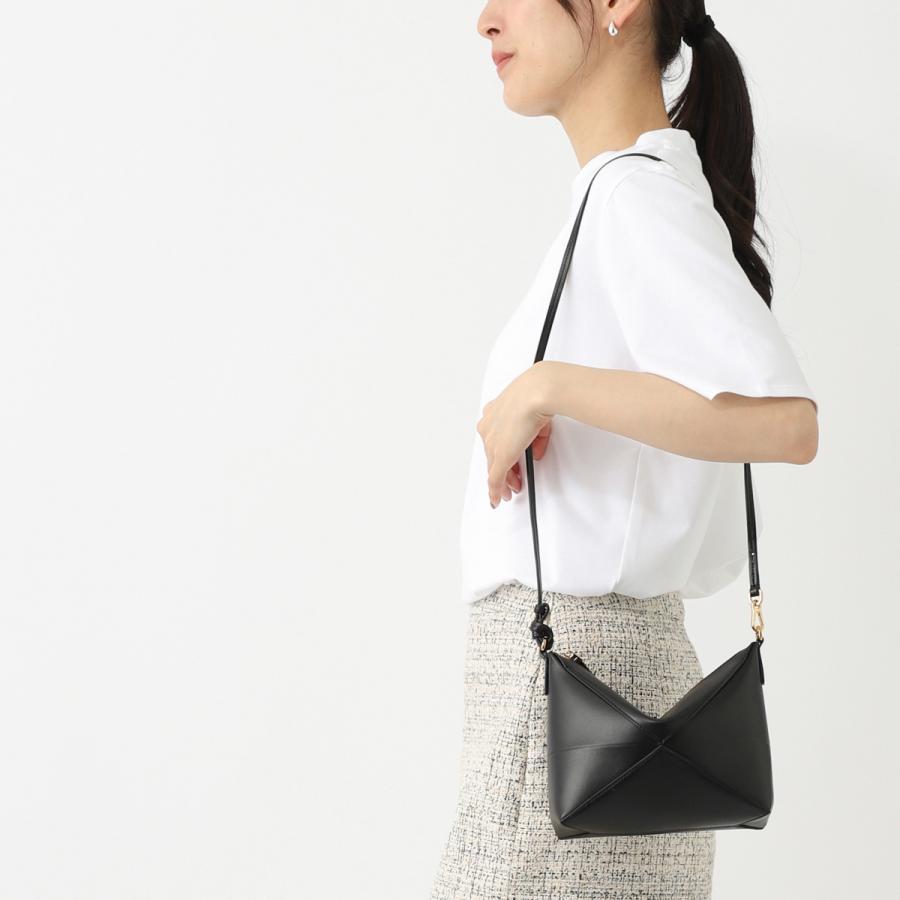 LOEWE（ロエベ） ショルダーバッグ 2WAY PUZZLE FOLD POUCH ブラック