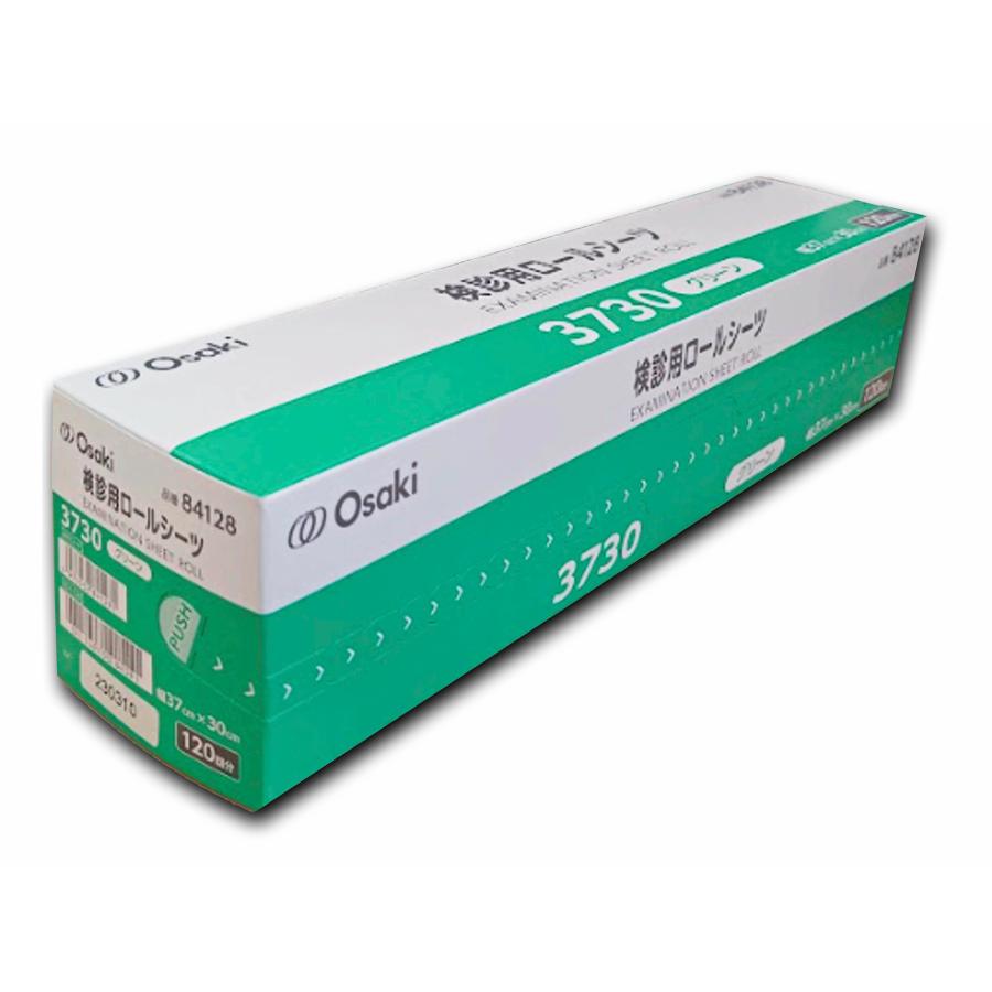 オオサキメディカル オオサキ 検診用ロールシーツ グリーン箱入（幅