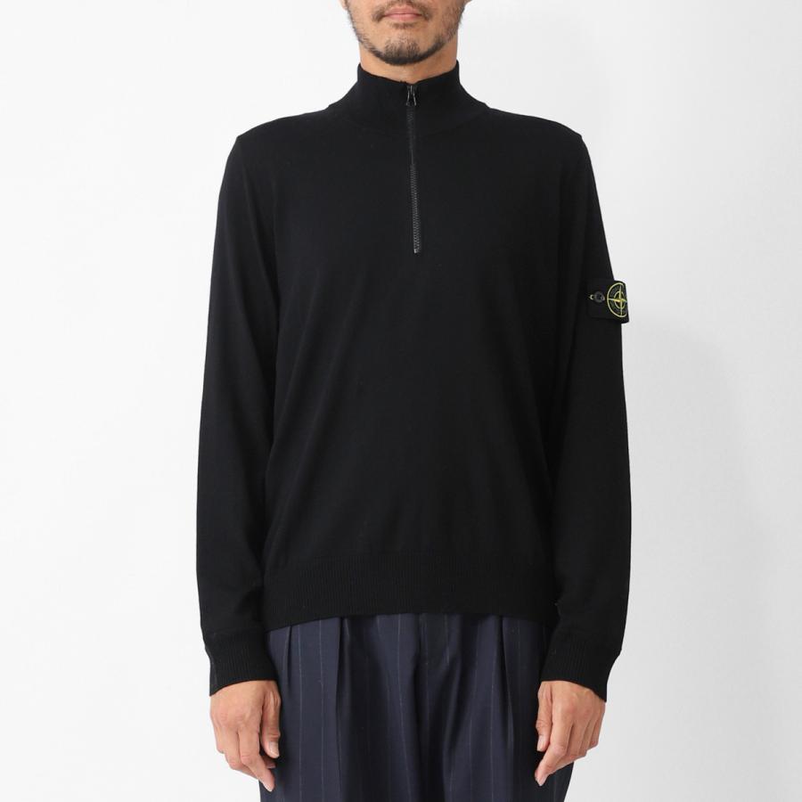STONE ISLAND（ストーン アイランド） ハーフジップニット 5100007