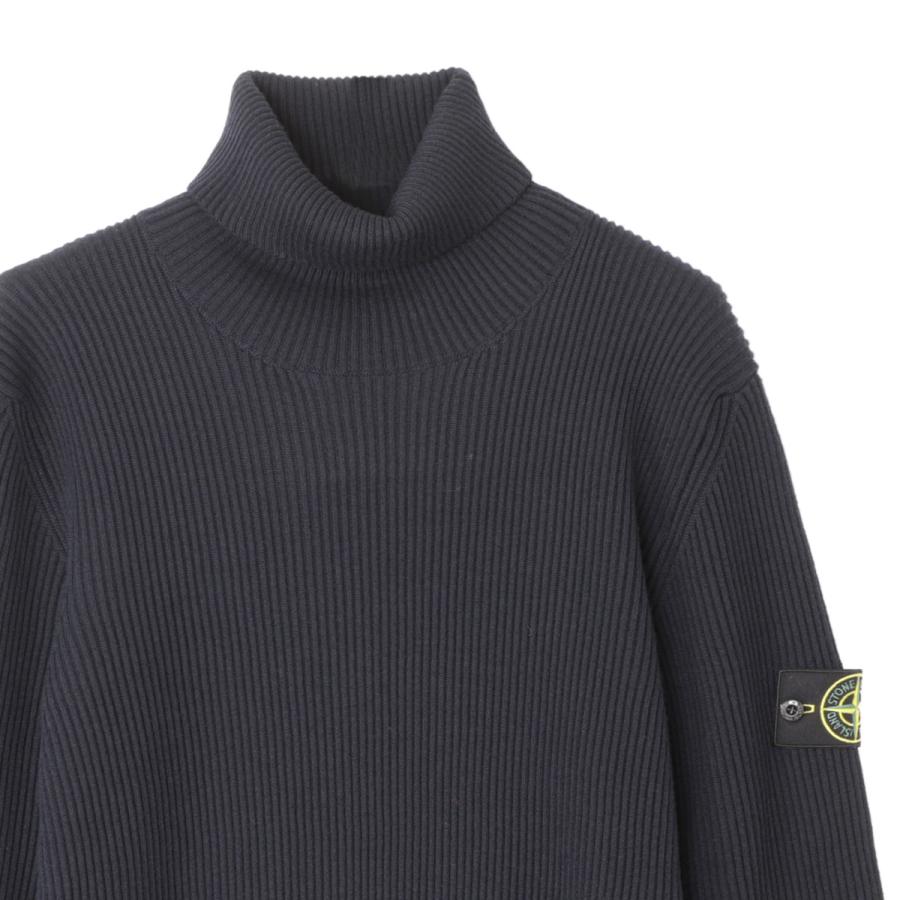 STONE ISLAND（ストーン アイランド） タートルネックニット ブルー