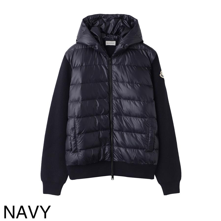 MONCLER（モンクレール） ダウン切り替え ジップアップ カーディガン