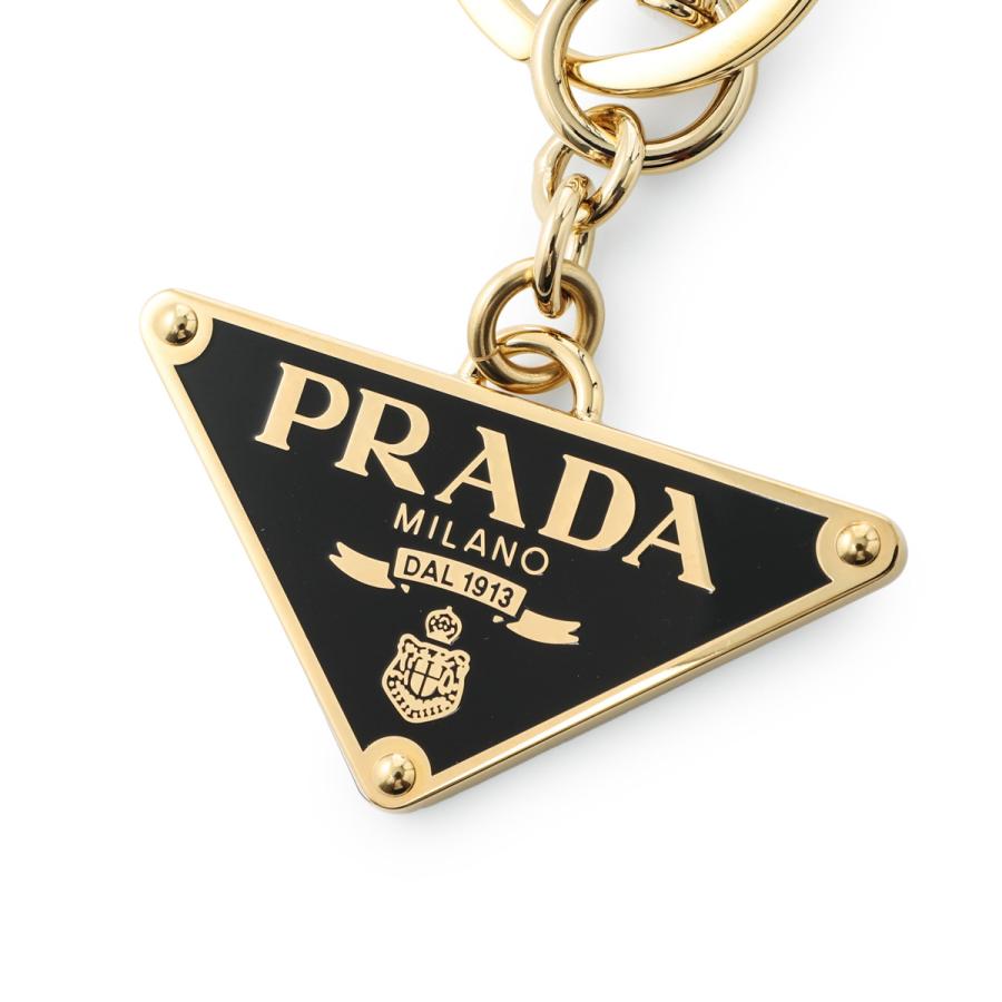 PRADA（プラダ） キーリング バッグチャームMIX ゴールド レディース