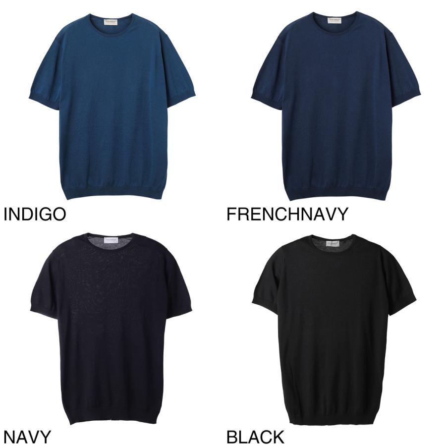 JOHN SMEDLEY（ジョンスメドレー） クルーネック半袖ニット BELDEN