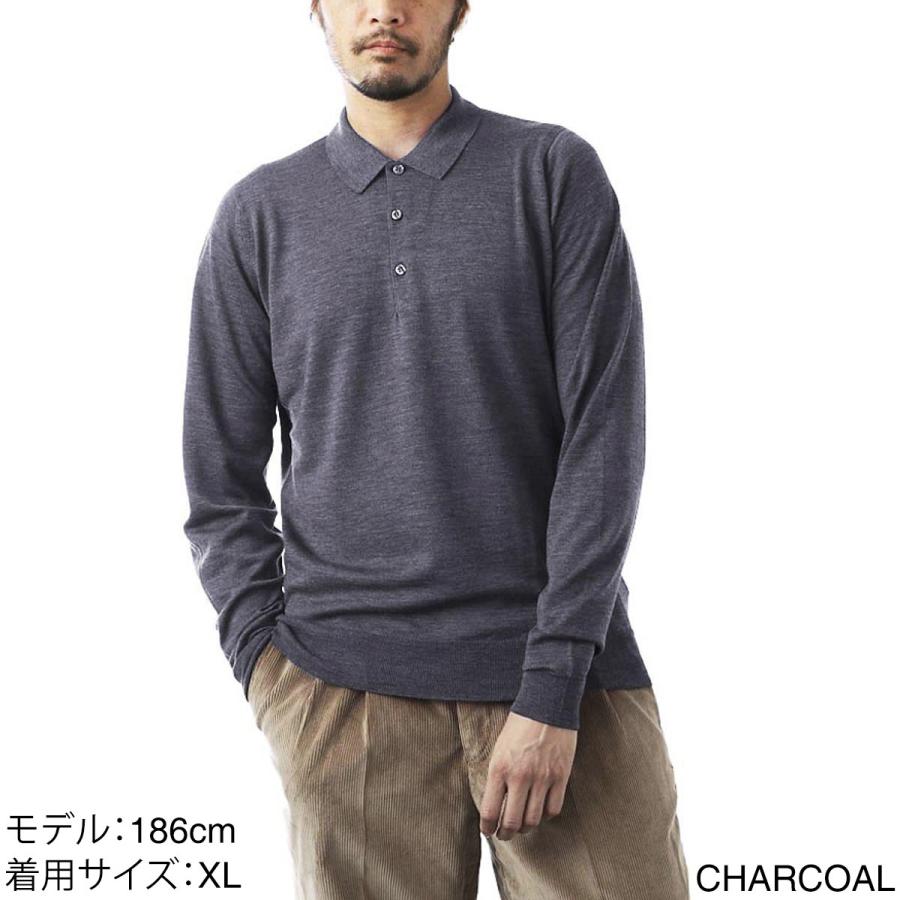 JOHN SMEDLEY（ジョンスメドレー） 長袖 ポロシャツ BELPER エクストラ