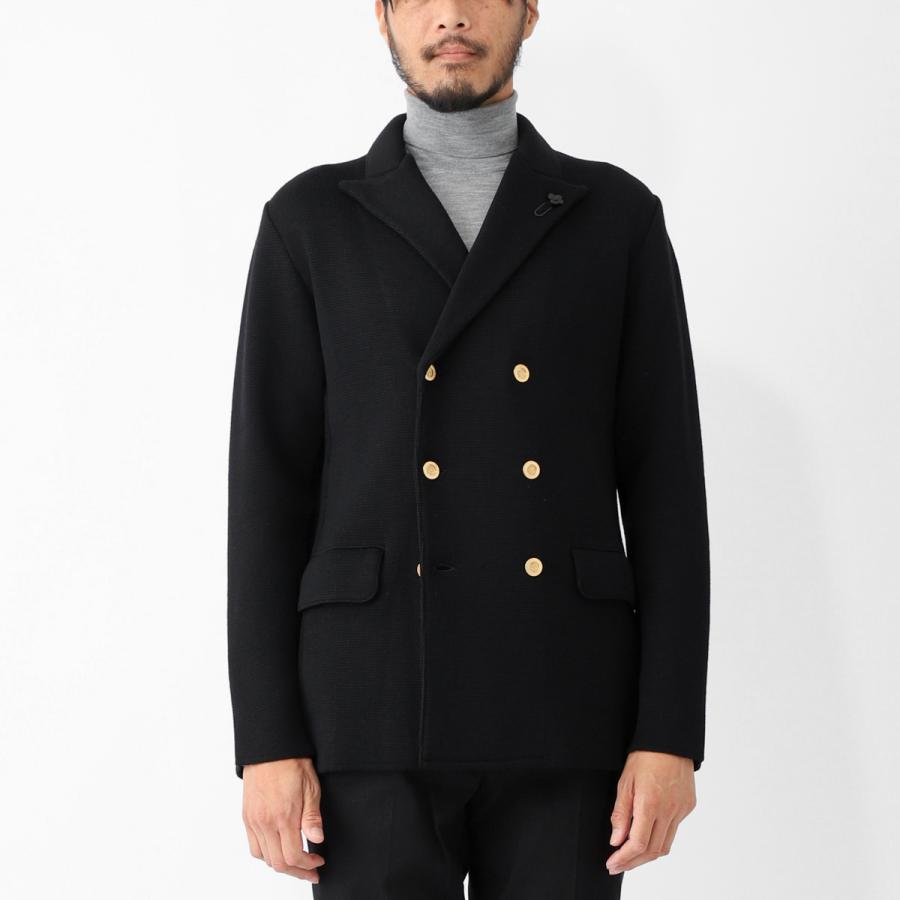 LARDINI（ラルディーニ） ダブルブレスト ニットジャケット メンズ