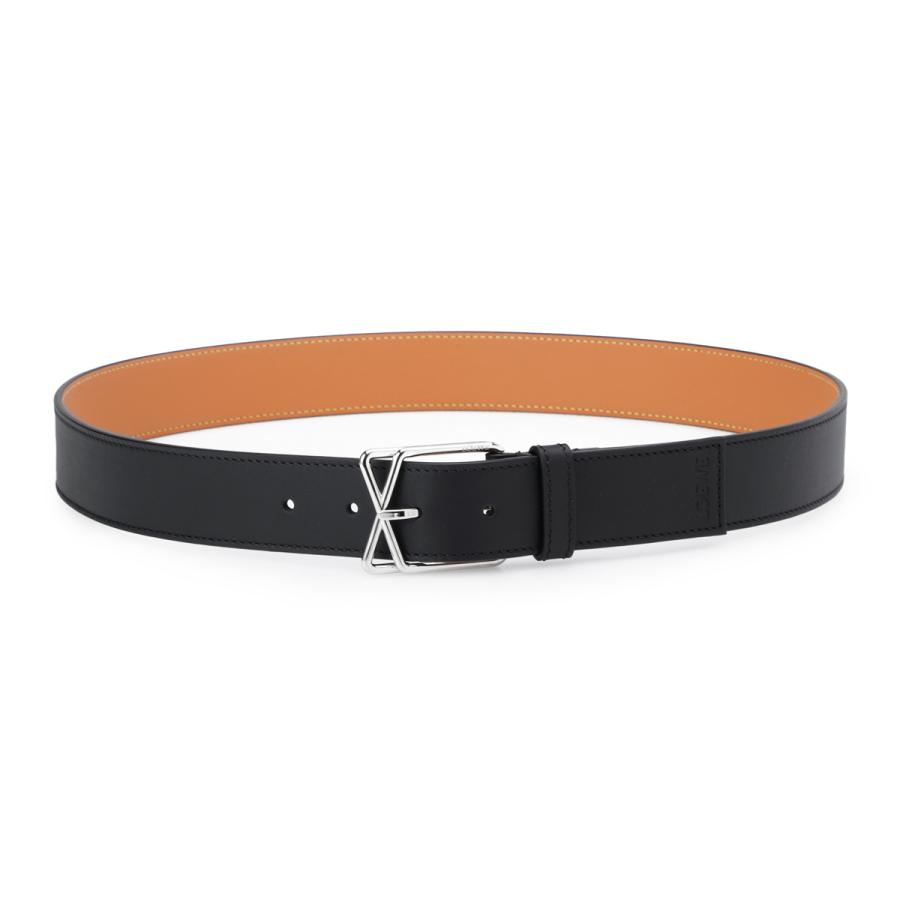 LOEWE（ロエベ） ベルト LAYERED CROSS BUCKLE BELT 3.5 ブラック