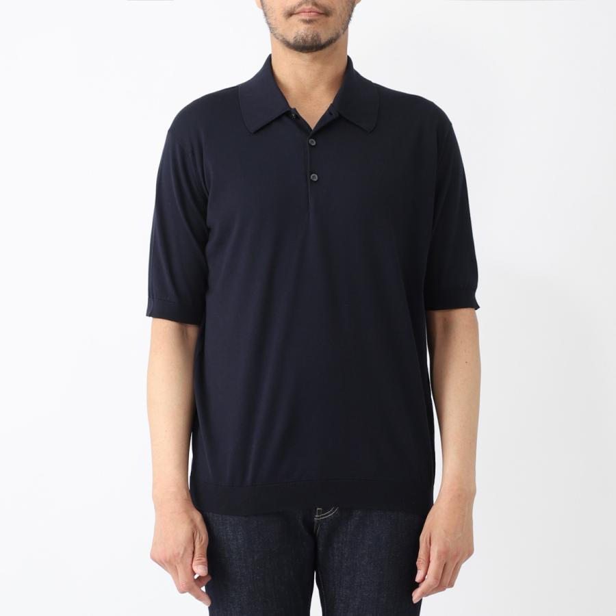 JOHN SMEDLEY（ジョンスメドレー） ニットポロシャツ ISIS シー