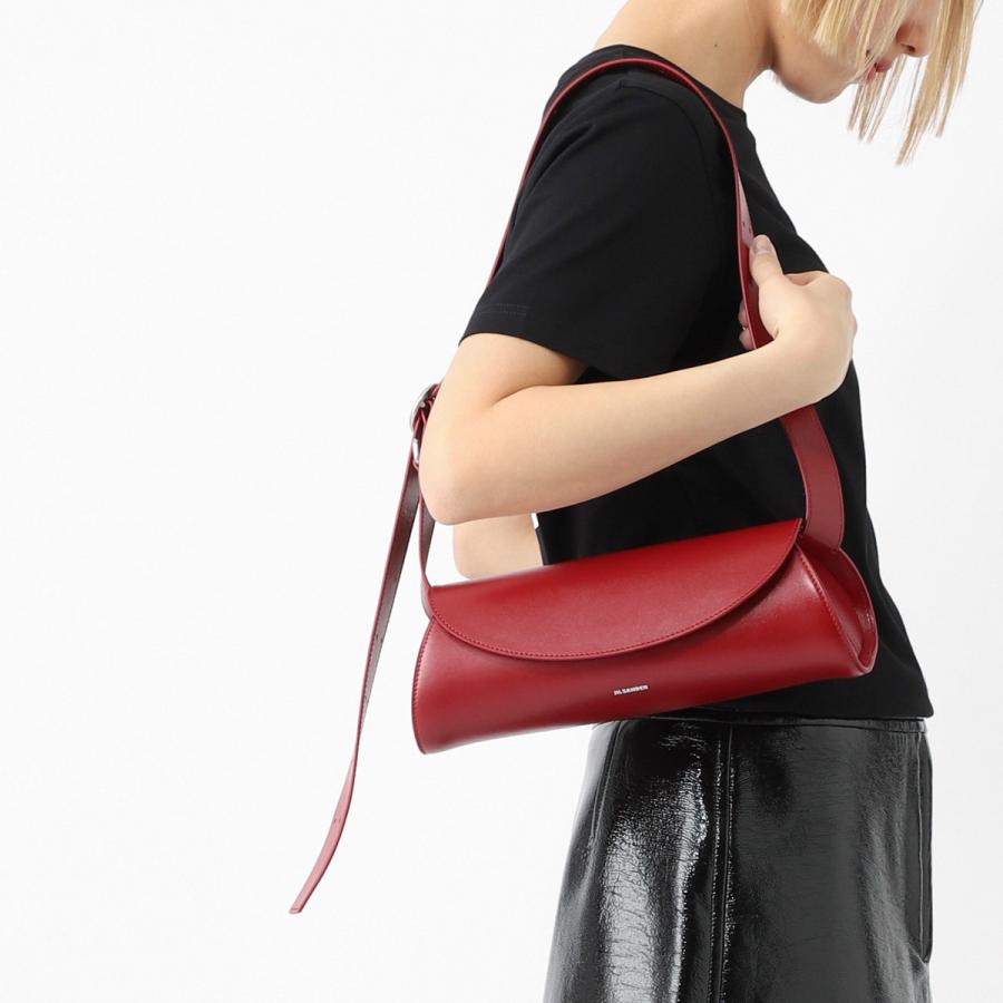 JIL SANDER（ジルサンダー） ショルダーバッグ CANNOLO SMALL レッド