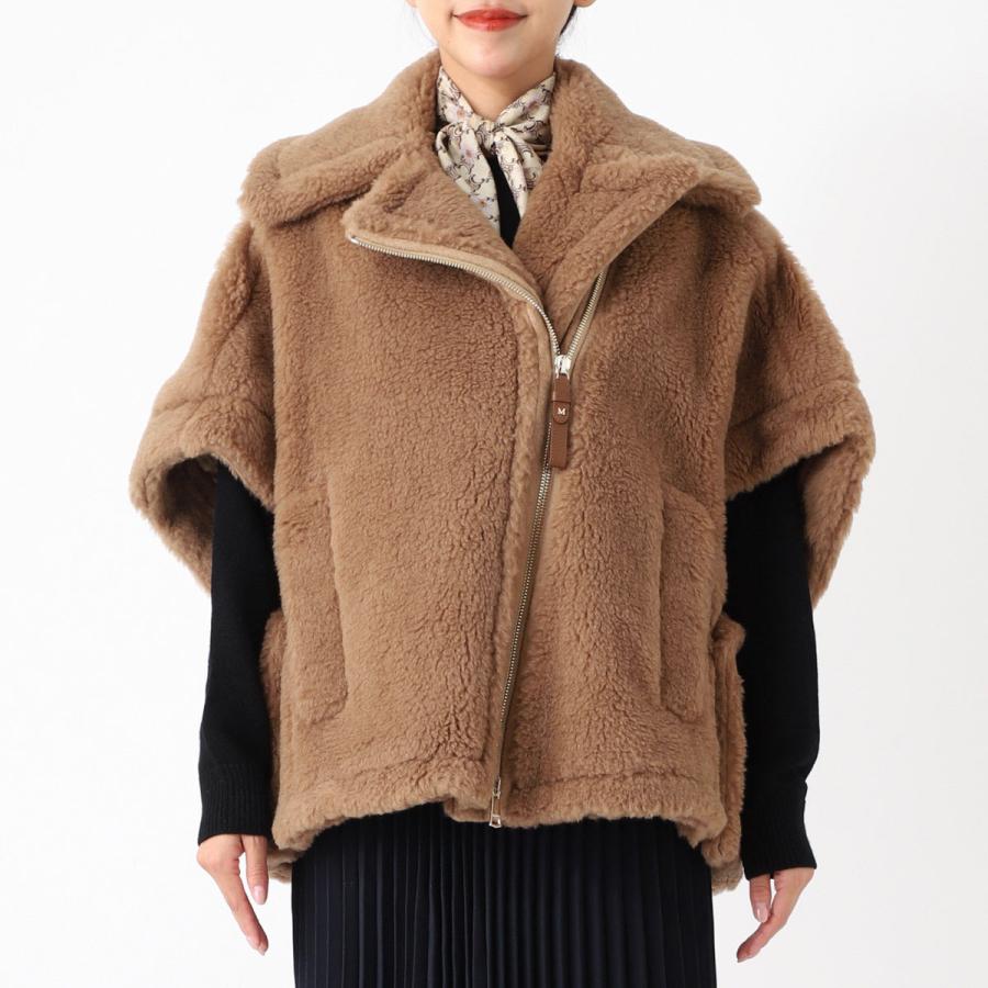 Max Mara（マックスマーラ） ケープ NEWMANTO ポンチョ ブラウン