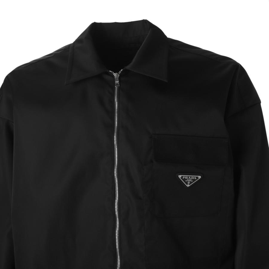 PRADA（プラダ） ナイロンジャケット ジップアップ ブルゾン ブラック