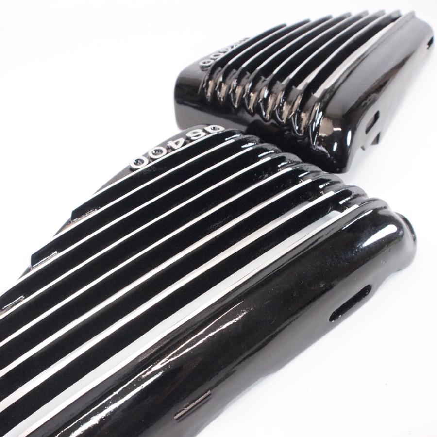 キジマ GS400 アルフィンカバー ブラックヘアライン仕上げ kijima