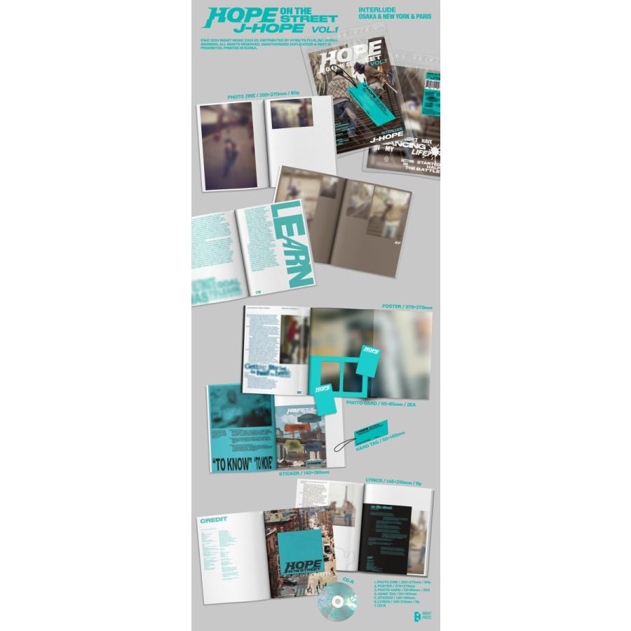 BTS 防弾少年団 公式グッズ J-HOPE HOPE ON THE STREET VOL.1 バンタン