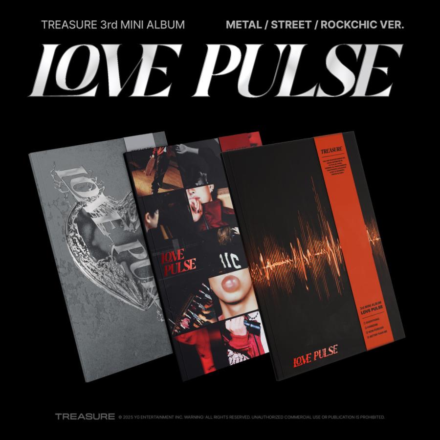 TREASURE LOVE PULSE / 3RD MINI ALBUM 公式 アルバムトレジャー K-POP
