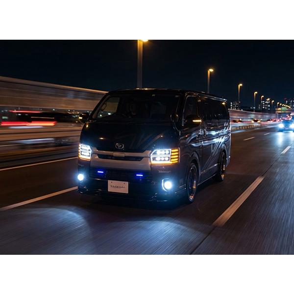 ヴァレンティ（VALENTI） ハイエース用6眼LEDヘッドランプ ジュエル