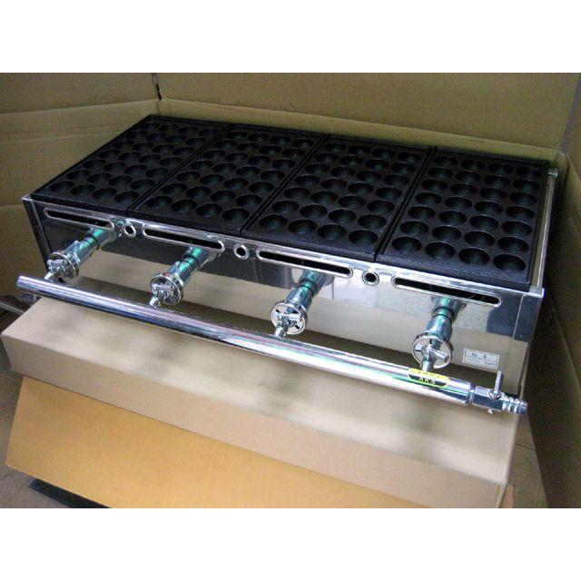 業務用 たこ焼き器 4丁掛 [28穴x4連] (都市ガス用) : MDS01 - 通販