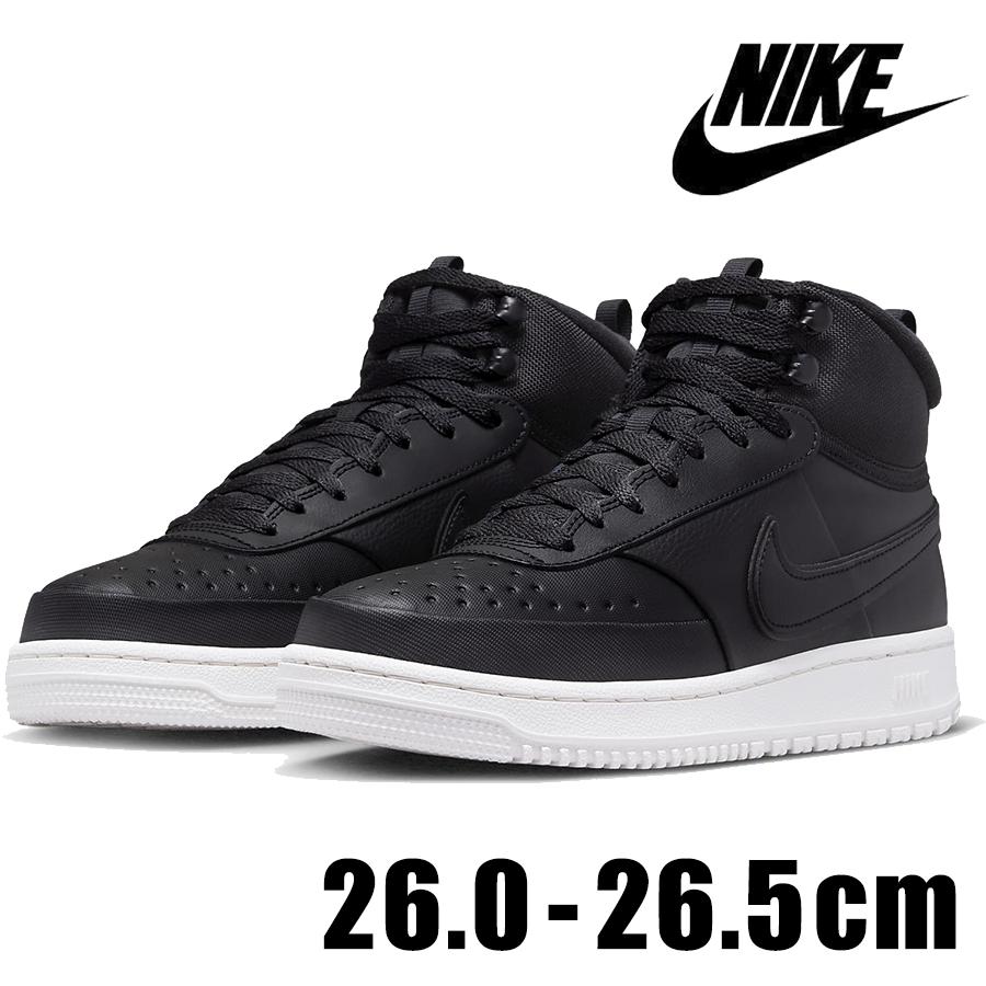 NIKE（ナイキ） コートビジョン MID DR7882 002 メンズ ブラック 黒