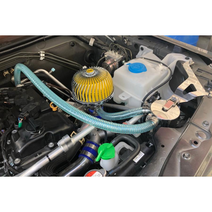 ジムニー JB64 オイルキャッチタンク 社外エアクリ用 : メタルワークス