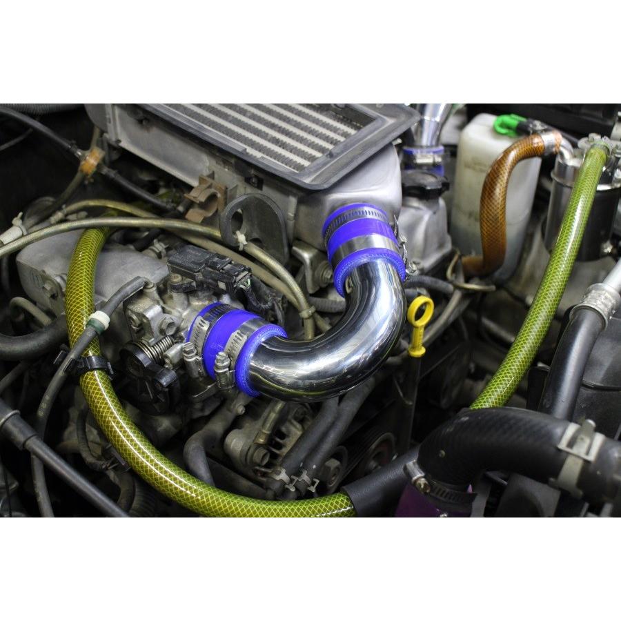 JB23 1〜3型 スロットル部インテークパイプ ステンレスジムニー