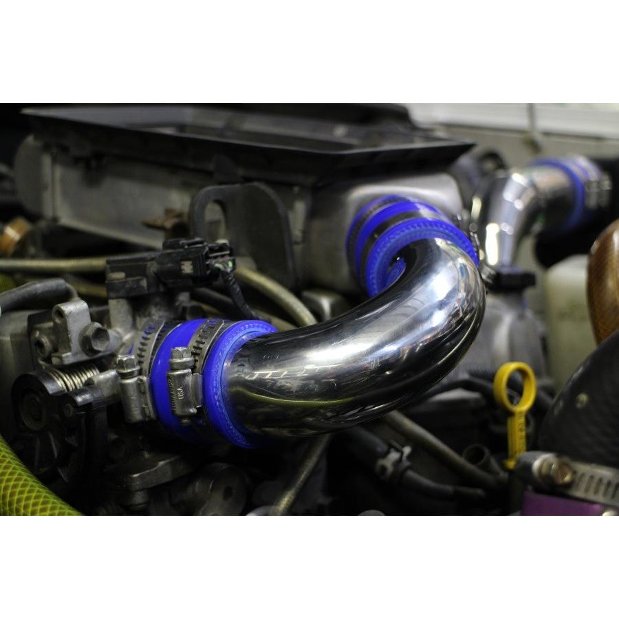 JB23 1〜3型 スロットル部インテークパイプ ステンレスジムニー