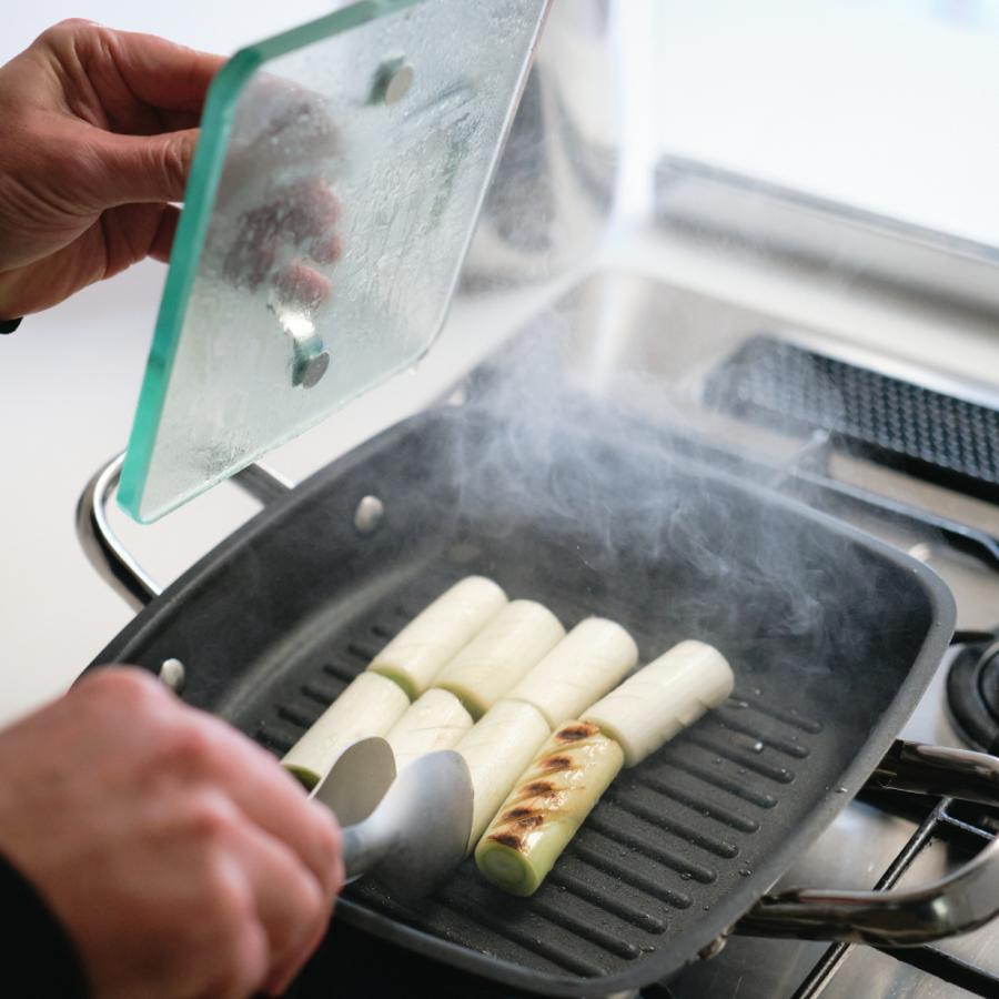 MEYER（マイヤー） スクエアグリルパン 24cm RED [ IH/ガス対応