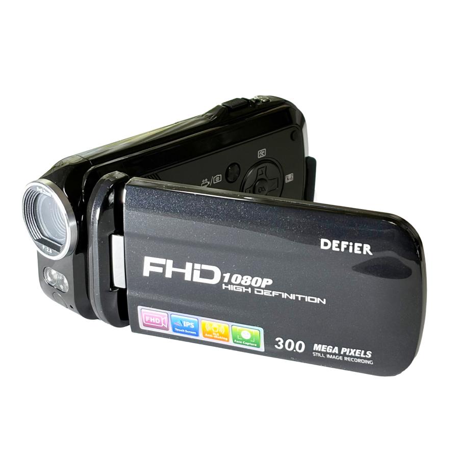 DEFiER FULL HD デジタルムービーカメラ ビデオカメラ 800万画素 CMOS