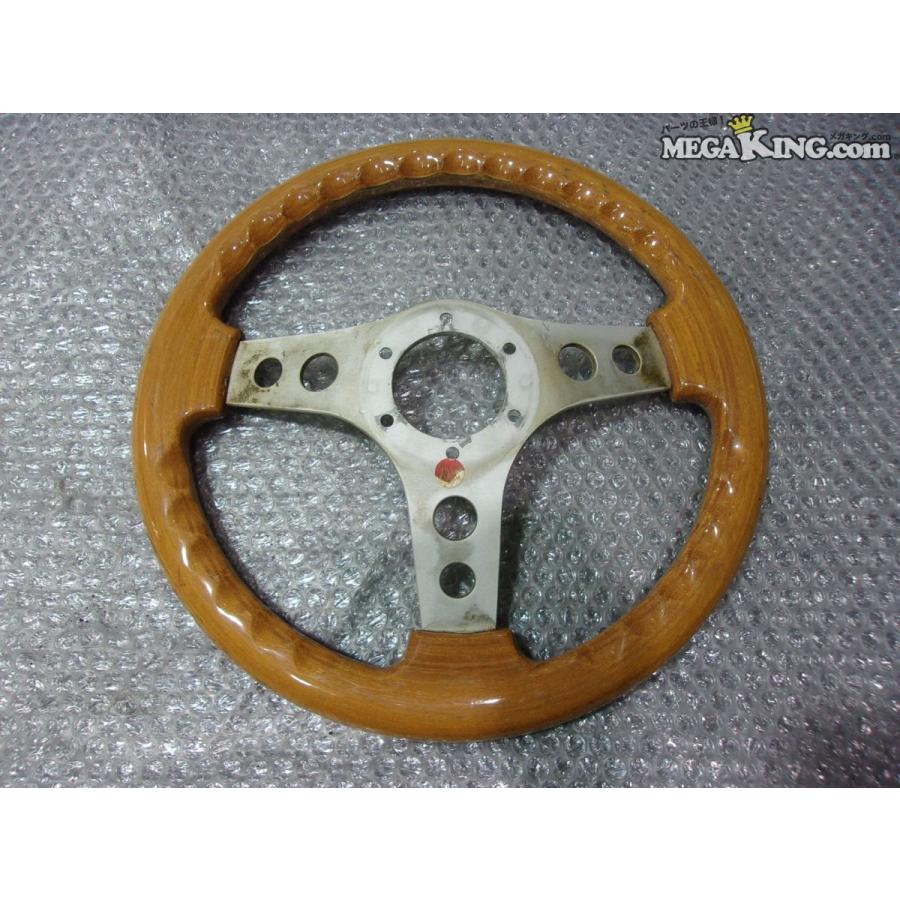 OBA オバ ステアリング ハンドル オバハン ウッド 約33cm 汎用 / 2S8