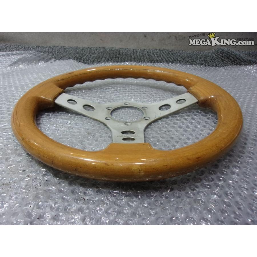 OBA オバ ステアリング ハンドル オバハン ウッド 約33cm 汎用 / 2S8