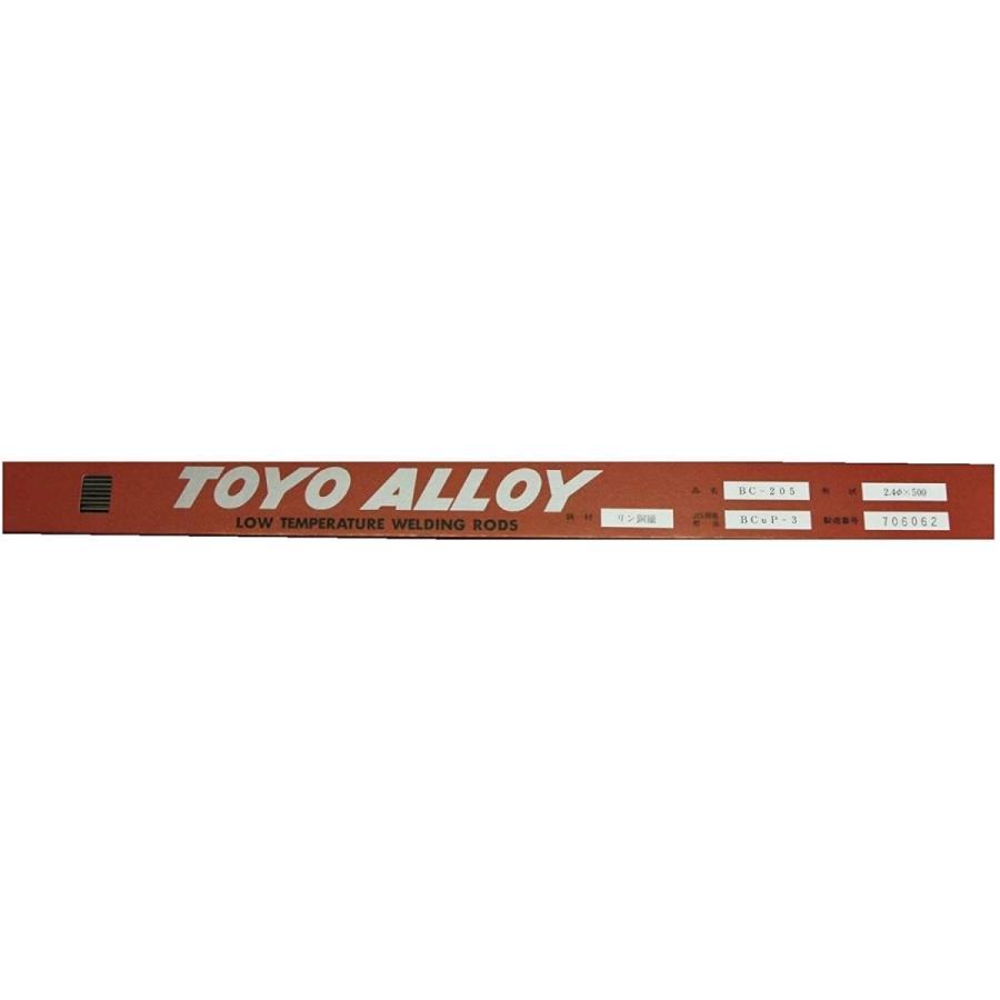 りん銅ろう BC-205 BCuP-3 24φ×500 銀5％ 1kg JIS規格相当品 東洋溶材