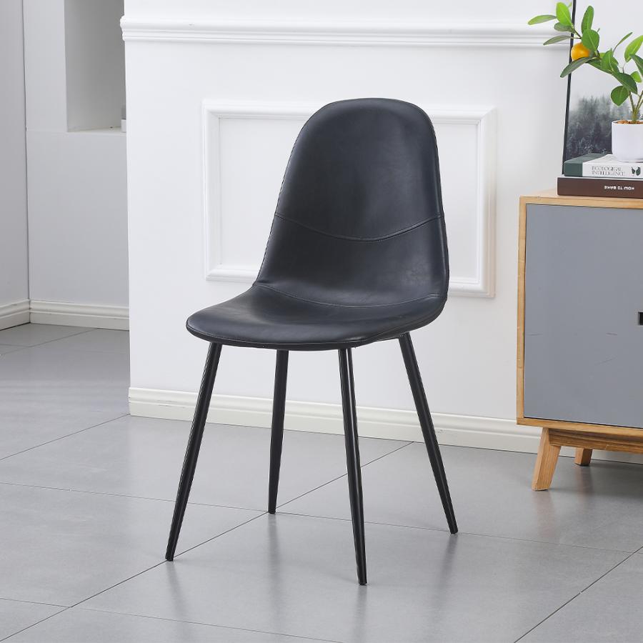 ダイニングチェア イームズチェア 1脚 クッション付 PUレザー